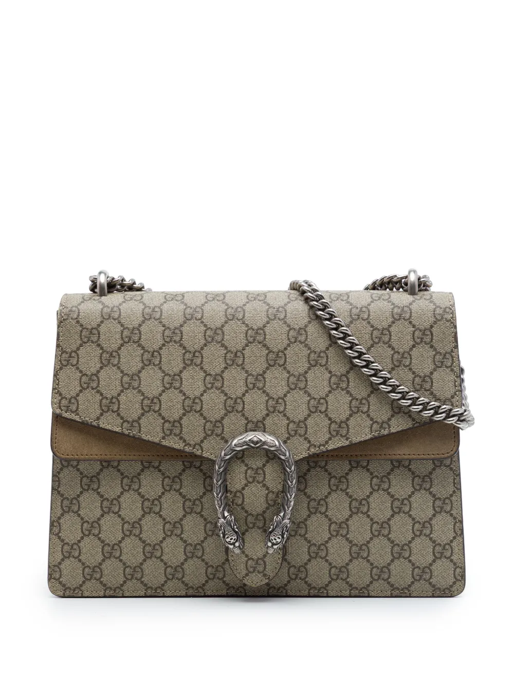 Gucci Pre-Owned 2016-2026 Medium GG Supreme Dionysus shoulder bag - Toni neutri