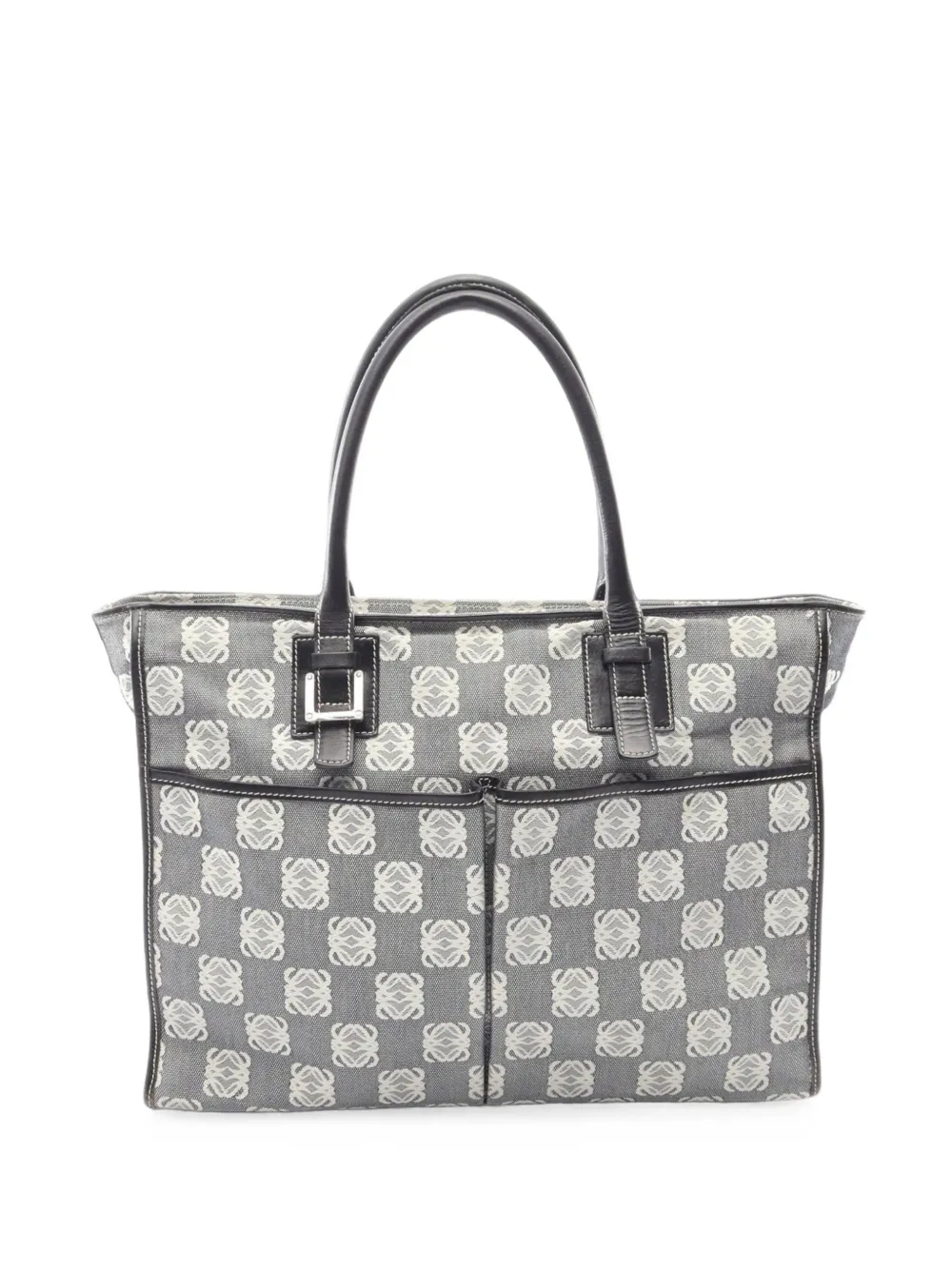 Loewe Pre-Owned 2010-2026 Anagram Canvas-Tote Bag - Grau