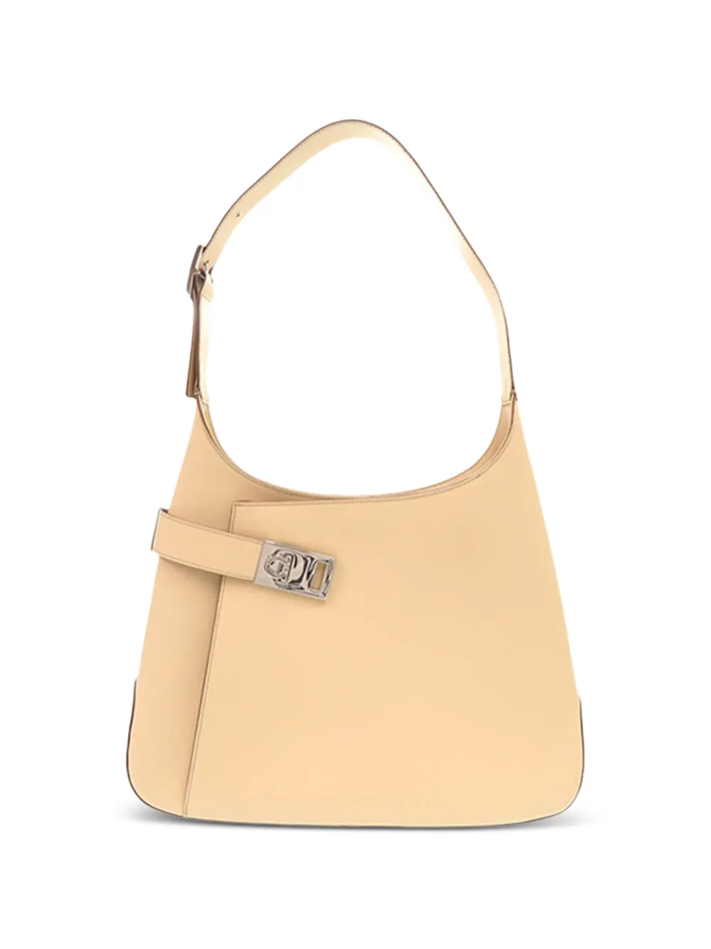 Ferragamo Pre-Owned 1990-2010 Leather Gancini shoulder bag - Toni neutri