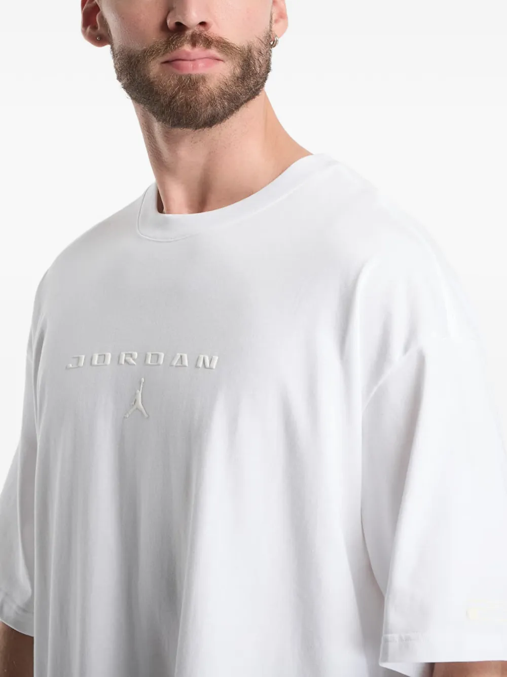 Jordan Flight oversized T-shirt Wit