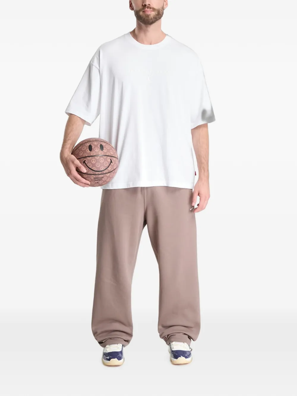 Jordan Flight oversized T-shirt Wit