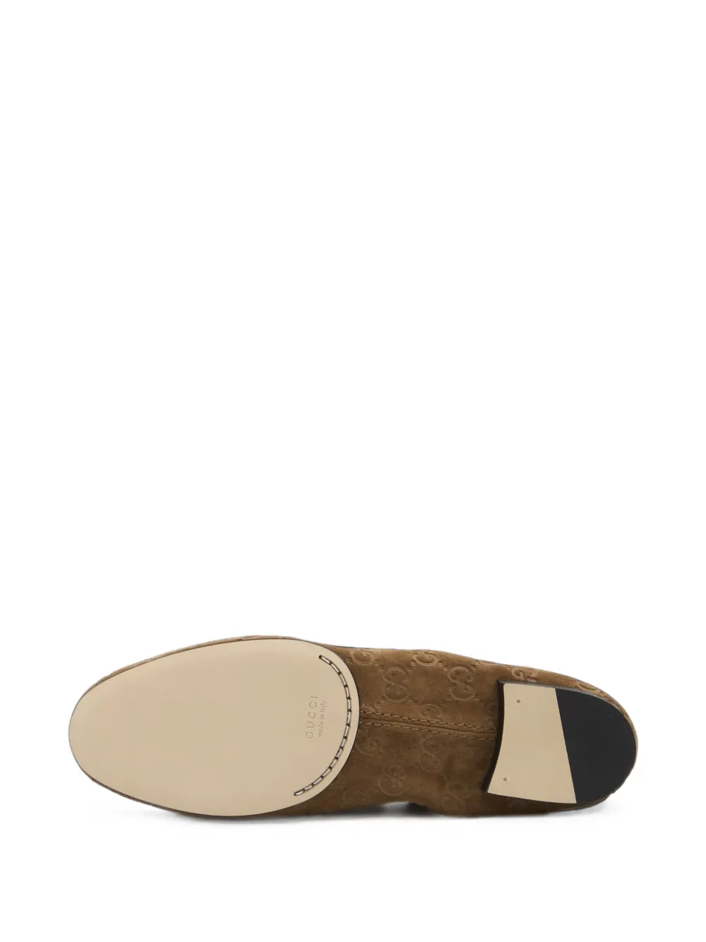 Gucci Jordaan Horsebit loafers Bruin