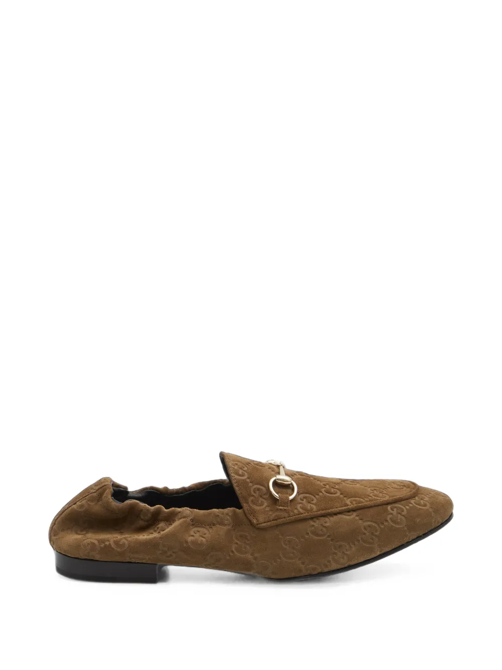Gucci Jordaan Horsebit loafers Bruin