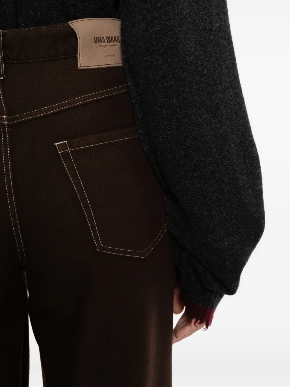 Uma Wang Phyllis broek Bruin
