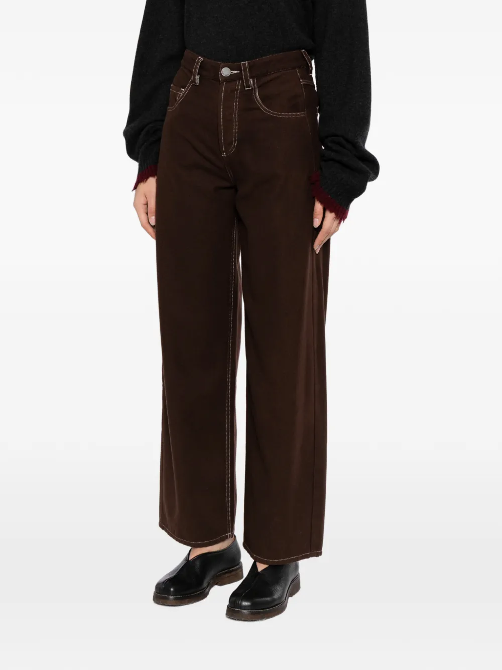 Uma Wang Phyllis broek Bruin