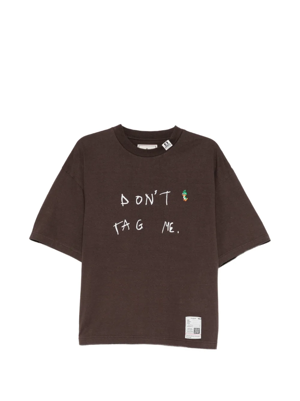 Maison MIHARA YASUHIRO slogan-print T-shirt
