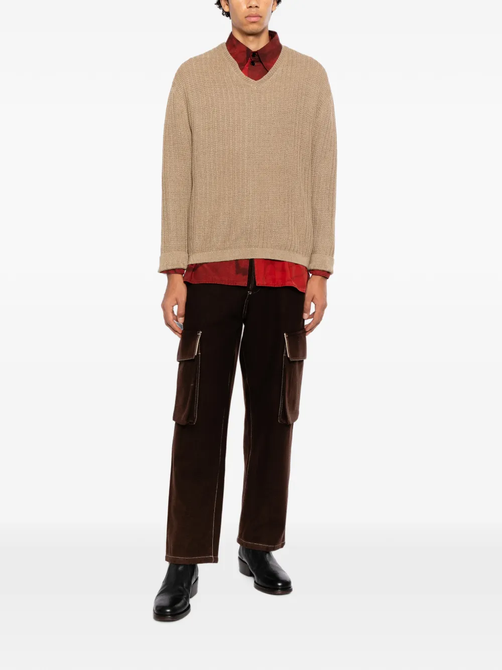 Uma Wang Cargo broek Bruin