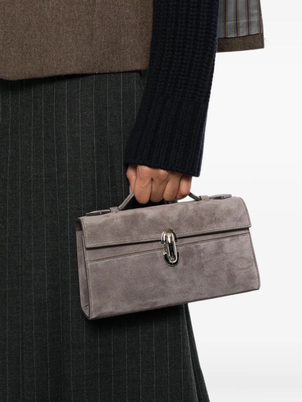 Savette Symmetry Pochette Mini Bag in Grey, view 2