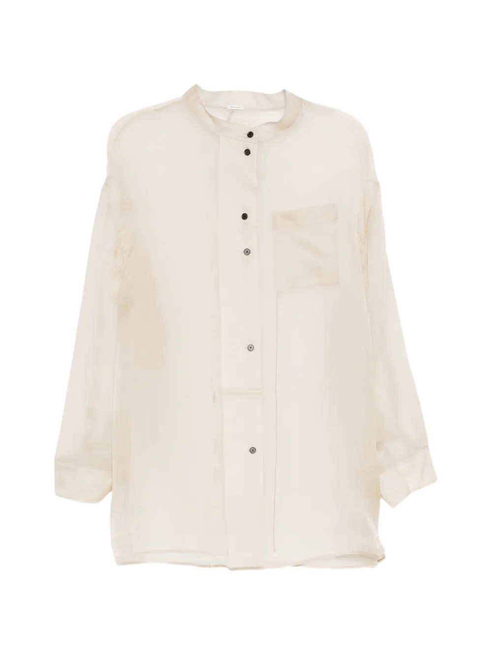 YEAREAST sheer panelled shirt