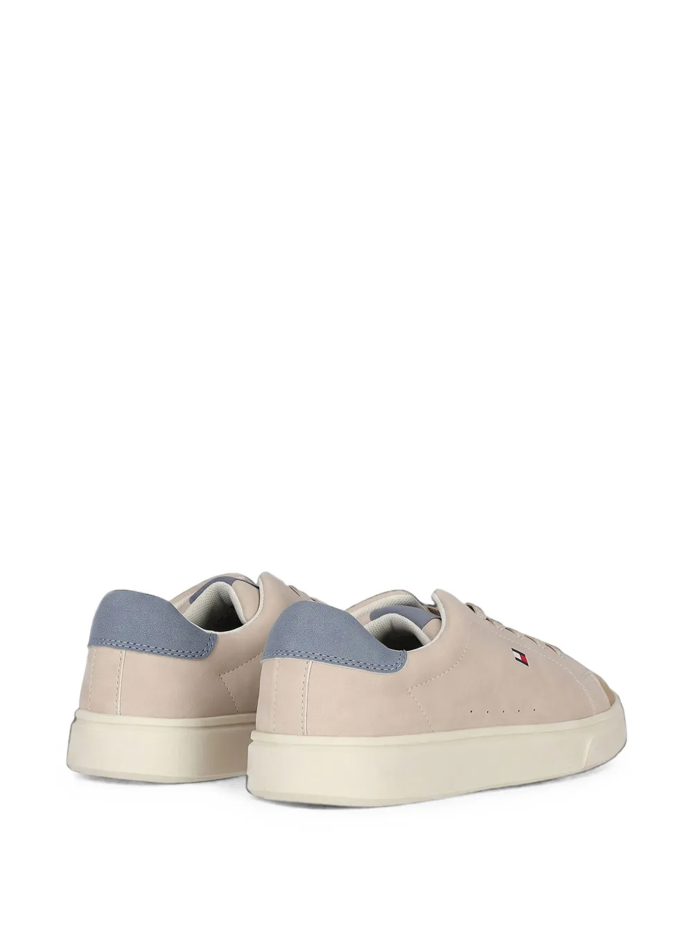 Tommy Hilfiger Junior logo-patch panelled sneakers Beige