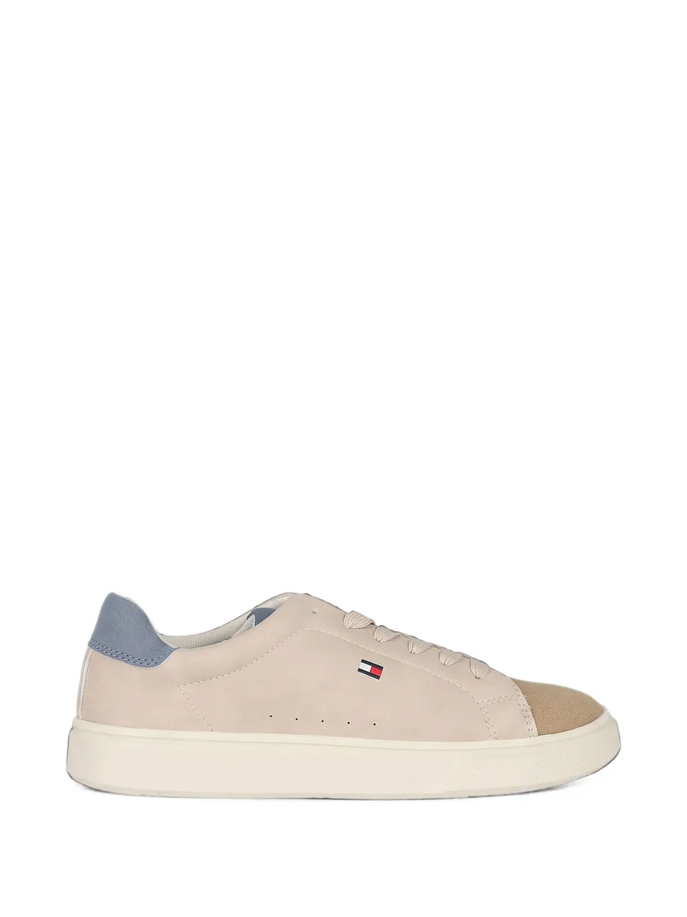 Tommy Hilfiger Junior logo-patch panelled sneakers Beige