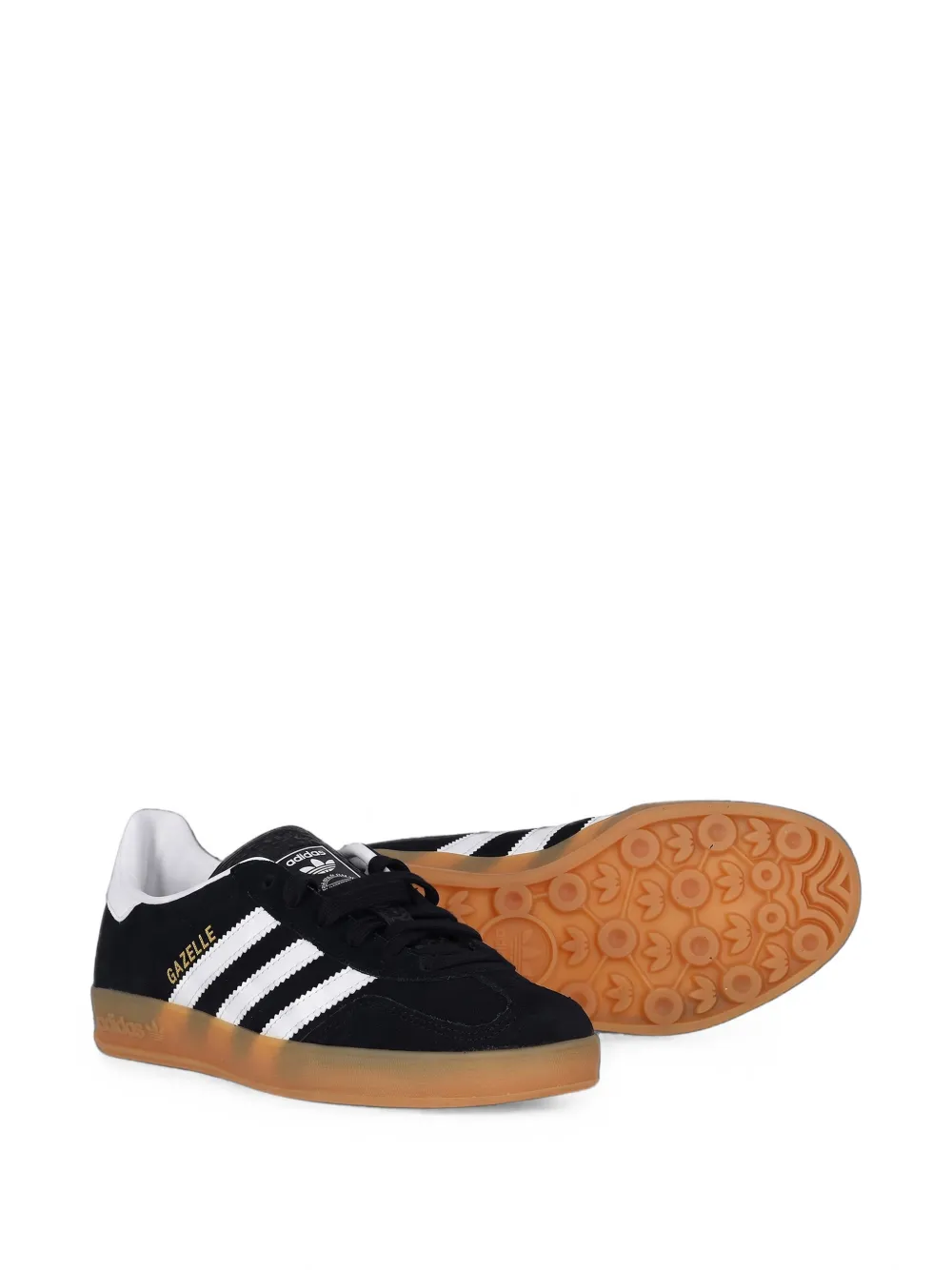 adidas Kids Gazelle lace-up sneakers Zwart