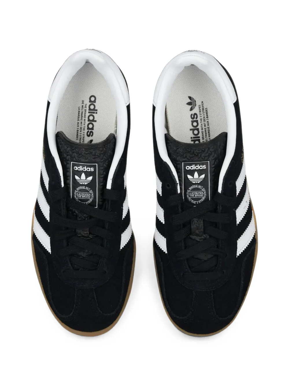 adidas Kids Gazelle lace-up sneakers Zwart