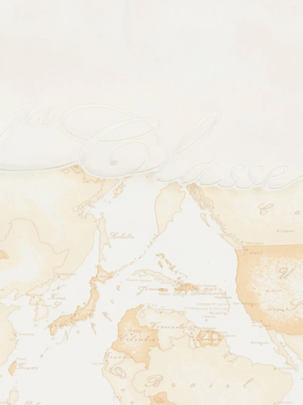 Alviero Martini Kids Geo slaapzak met kaartprint Wit