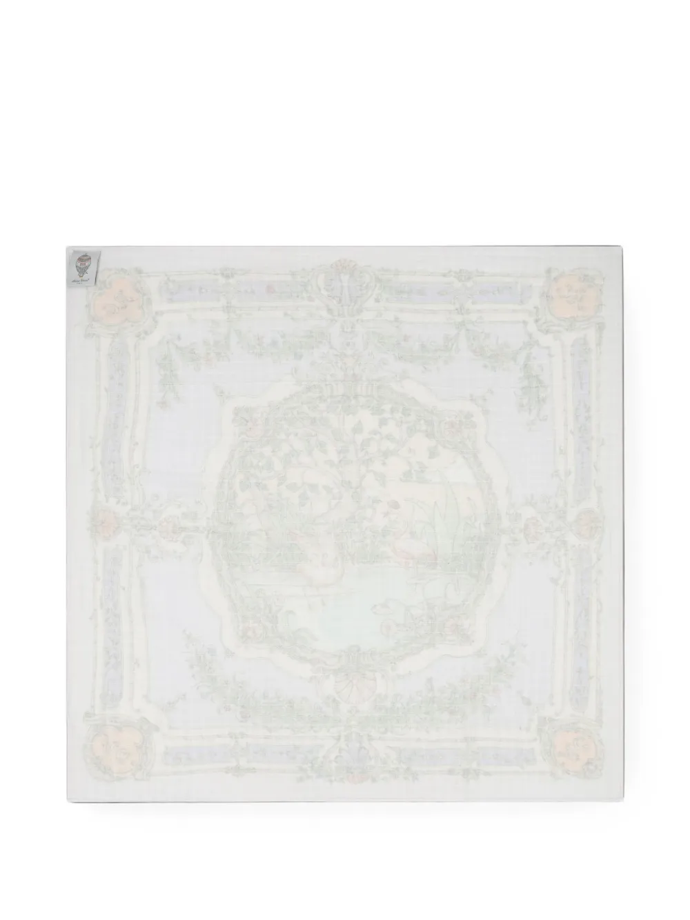 Atelier Choux illustrative-print blanket - Viola