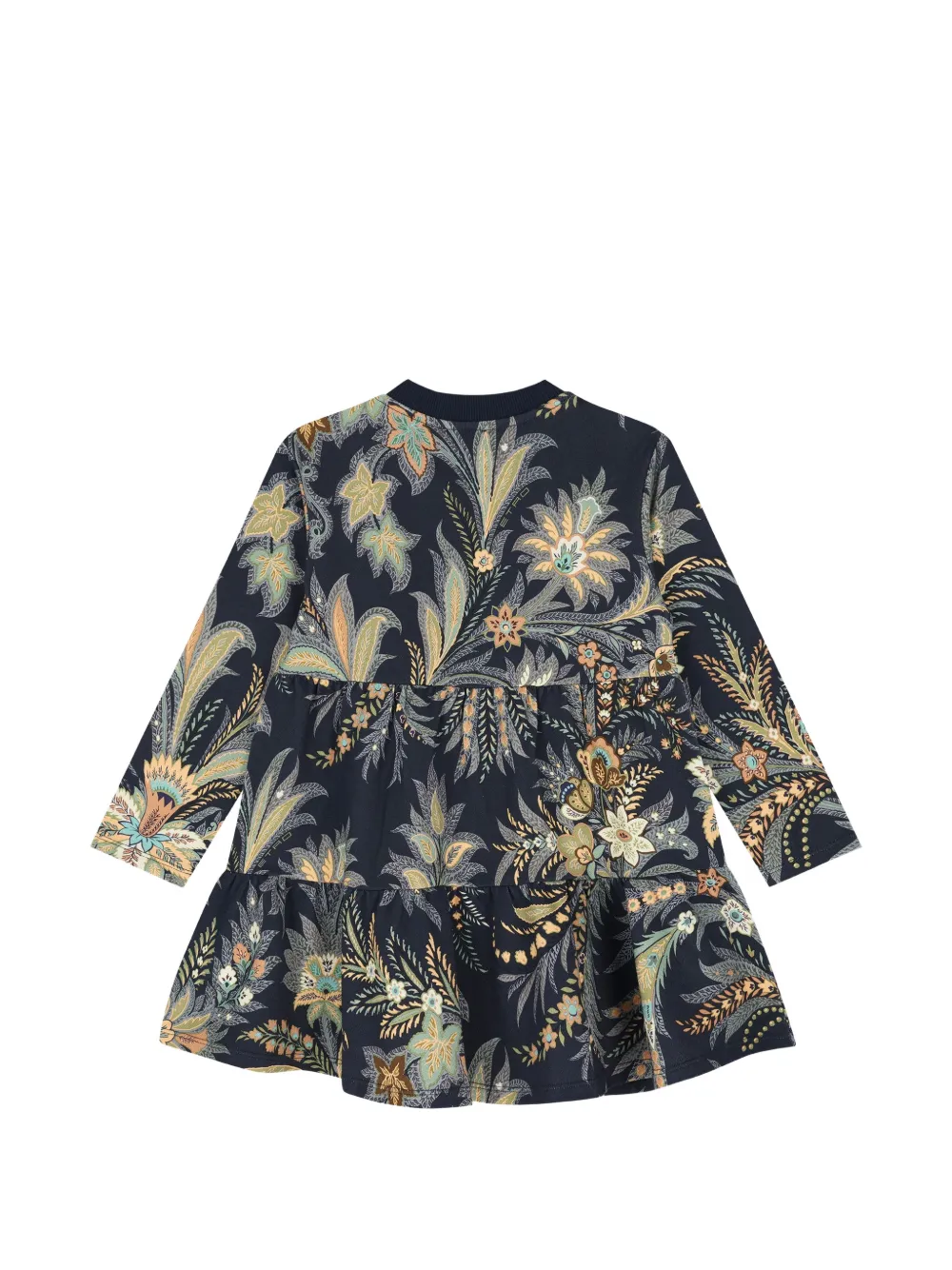 ETRO KIDS Jurk met bloemenprint Blauw