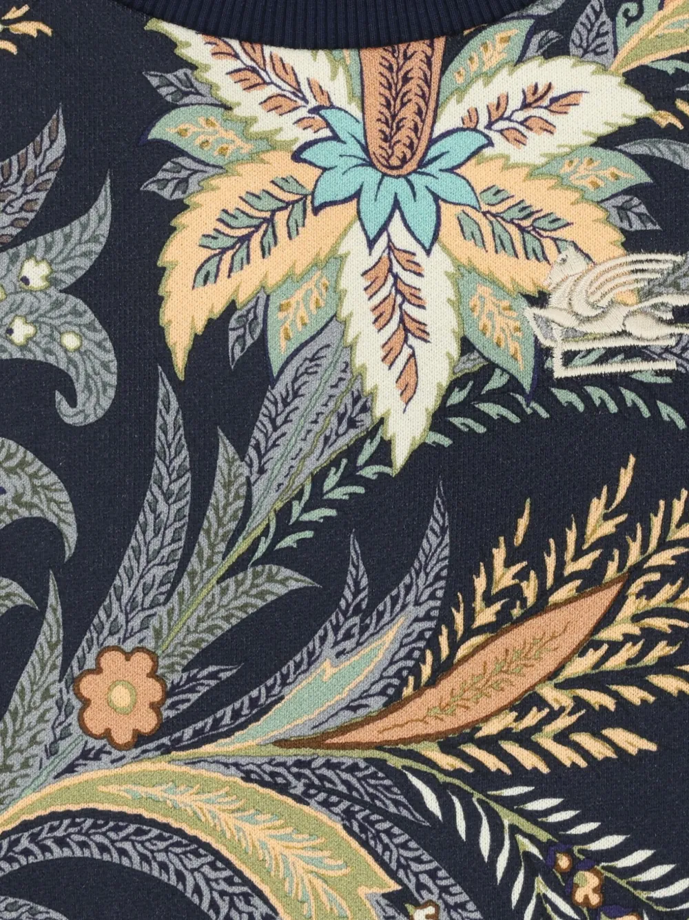 ETRO KIDS Jurk met bloemenprint Blauw