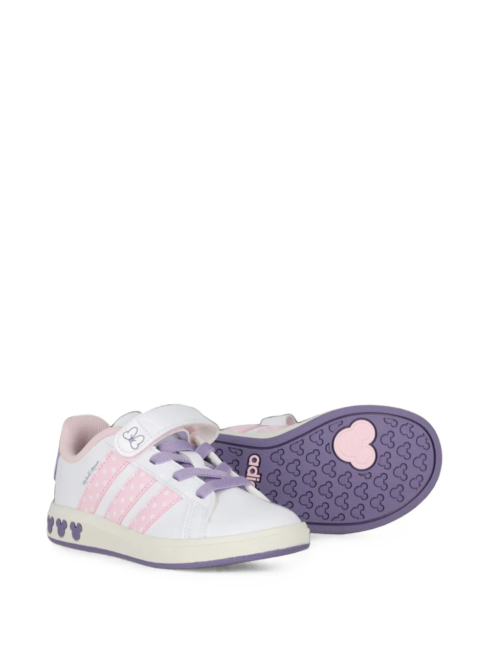 adidas Kids x Disney Minnie Mouse touch-strap sneakers Wit