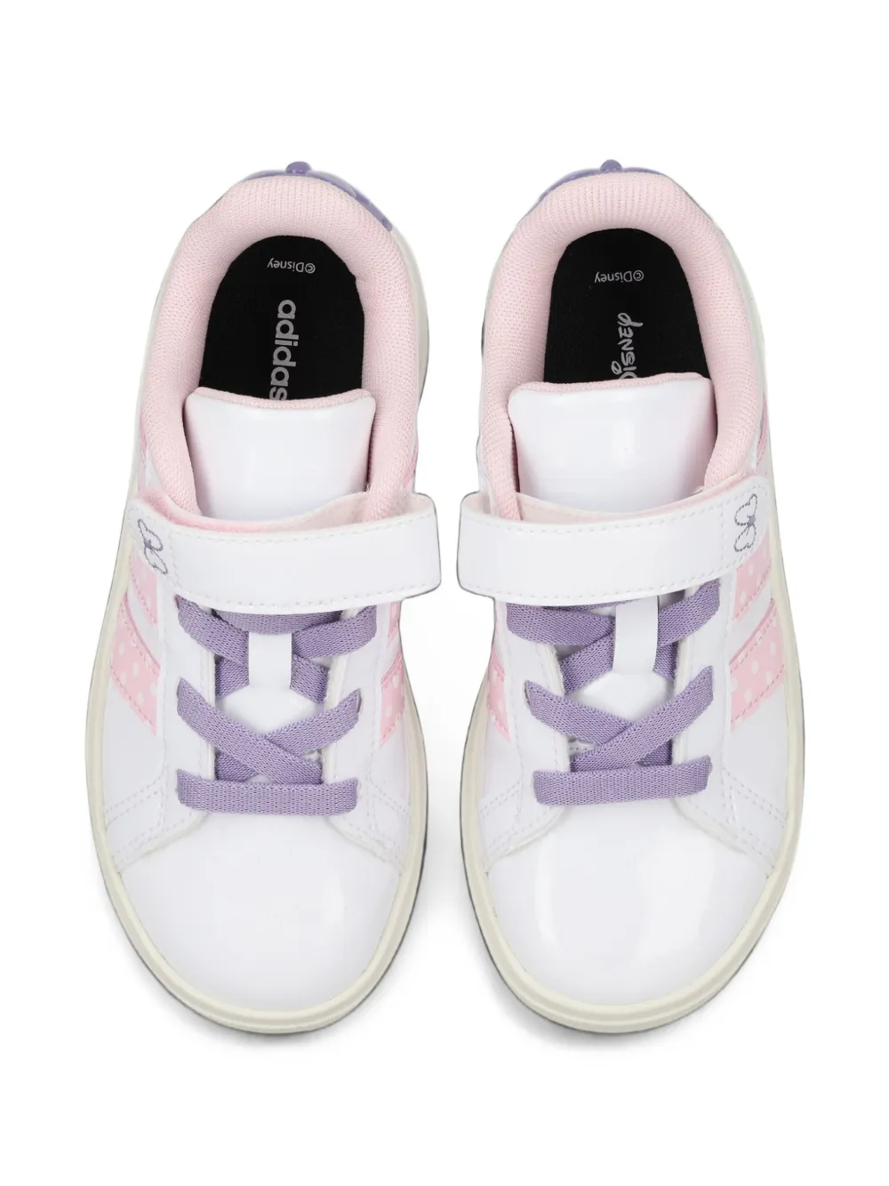 adidas Kids x Disney Minnie Mouse touch-strap sneakers Wit