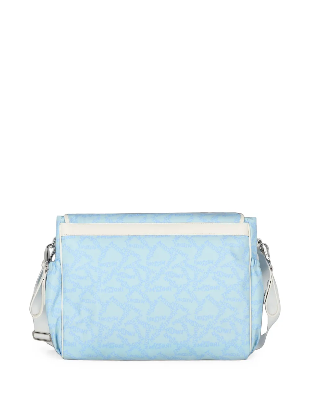 Missoni Kids Luiertas met logoprint Blauw