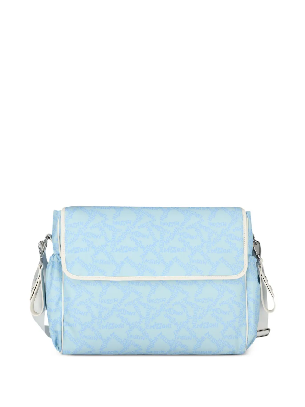 Missoni Kids Borsa fasciatoio con stampa - Blu