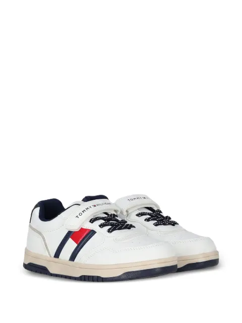 Tommy Hilfiger Junior touch-strap Flag-detail sneakers