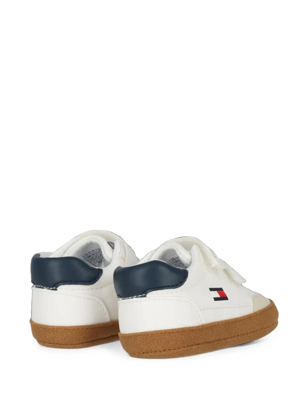 Tommy Hilfiger Junior touch-strap sneakers Wit