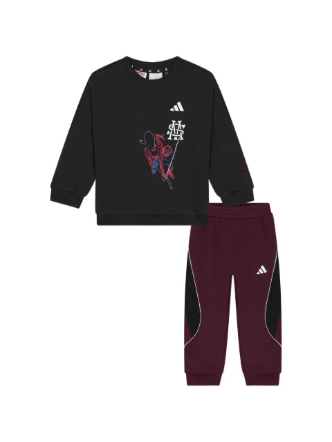 adidas Kids x Marvel Spider-Man graphic-print tracksuit