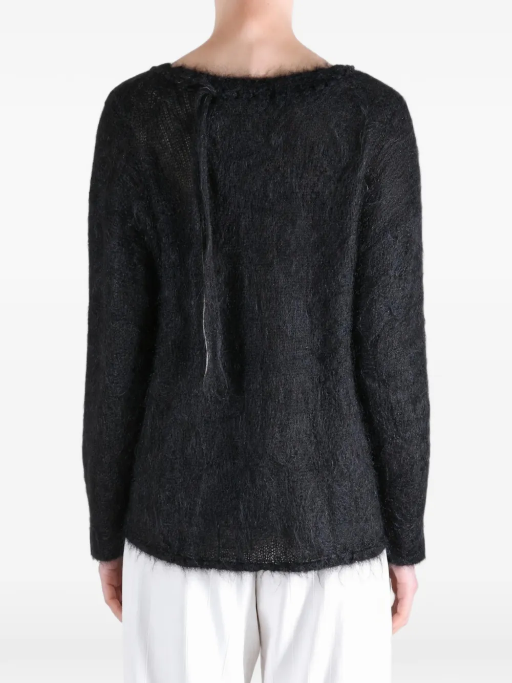 Y's Kabelgebreid vest Zwart