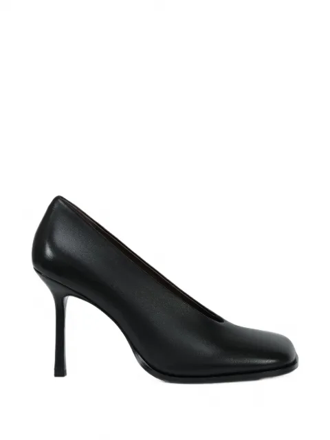 POTAMY square-toe leather pumps