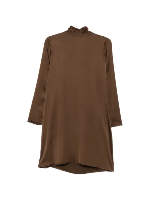 DIXIE bow-detail high-neck mini dress