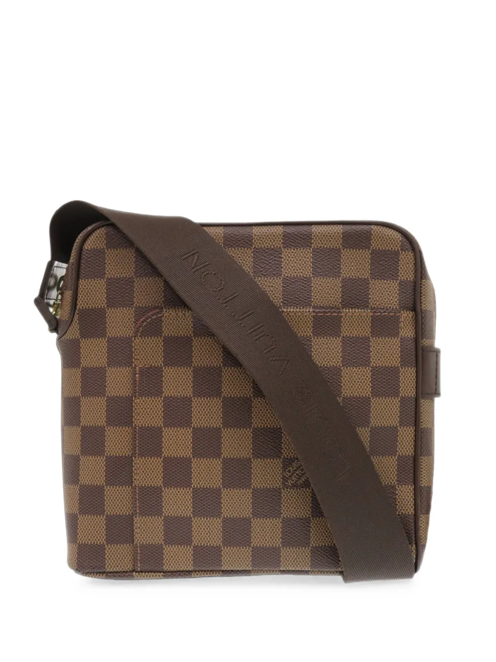 Louis Vuitton Pre-Owned 2005 Damier Ebene Olav PM crossbody bag - Braun