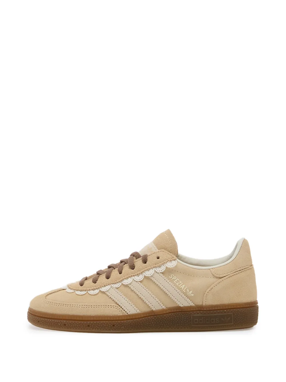 adidas Handball Spezial scalloped-trim sneakers - Nude