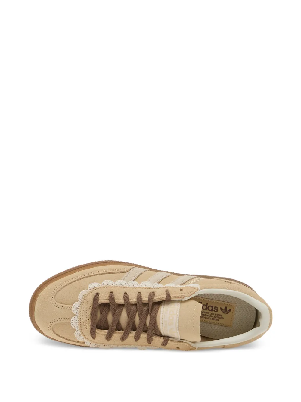 adidas Handball Spezial scalloped-trim sneakers Beige