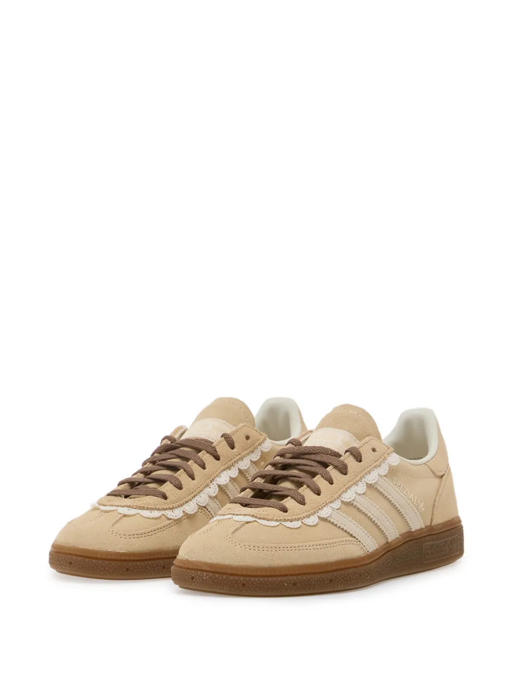 adidas Handball Spezial scalloped-trim sneakers Beige