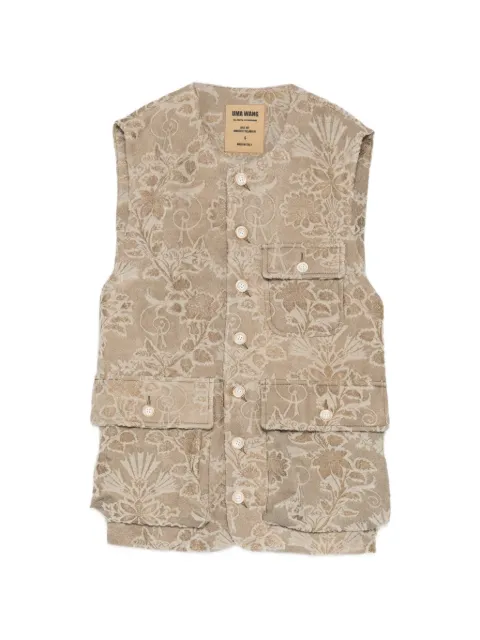 Uma Wang floral-jacquard gilets