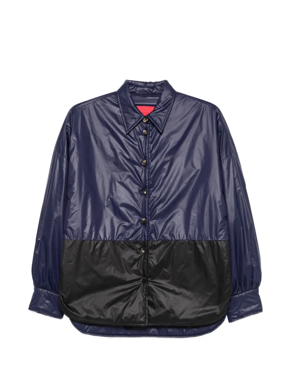 VIRGINIA BIZZI two-tone padded coat