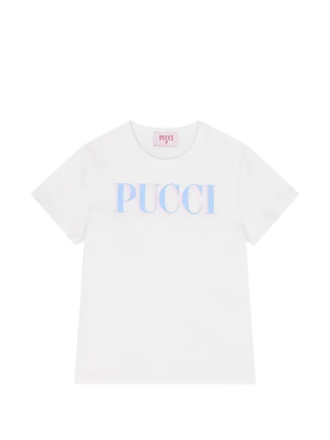 PUCCI Junior logo-print T-shirt