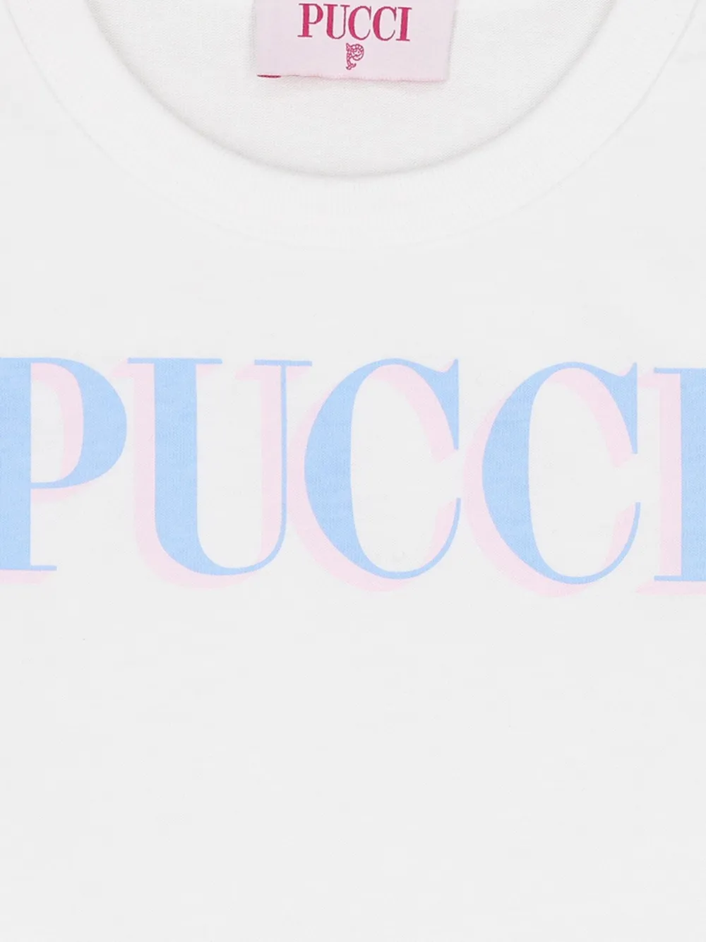PUCCI Junior T-shirt met logoprint Wit