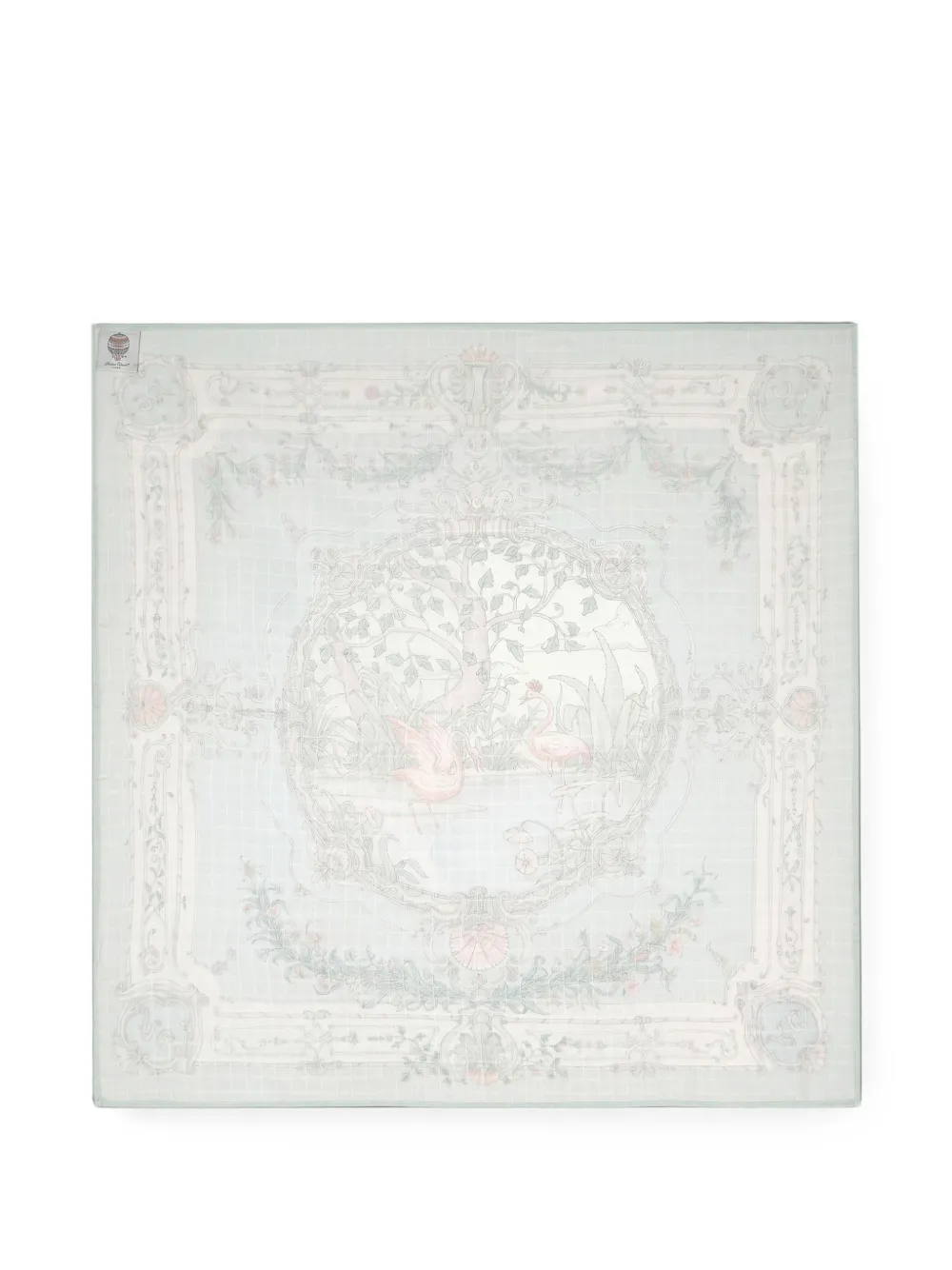 Atelier Choux Coperta con stampa grafica - Verde