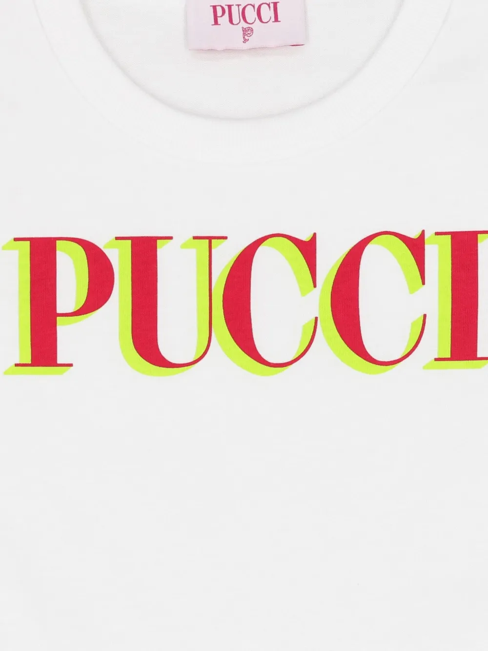 PUCCI Junior T-shirt met logoprint Wit