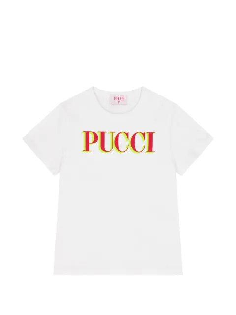 PUCCI Junior logo-print T-shirt