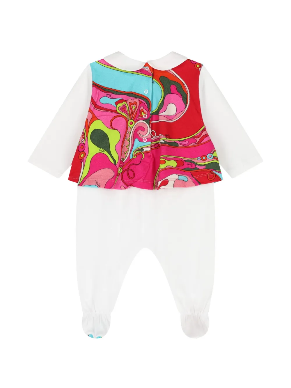 PUCCI Junior Drie babypakjes met iride-print Wit