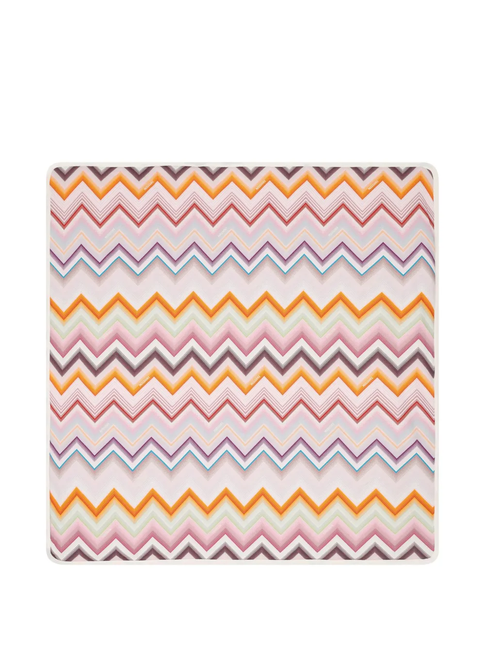 Missoni Kids zigzag-print blanket - Rosa