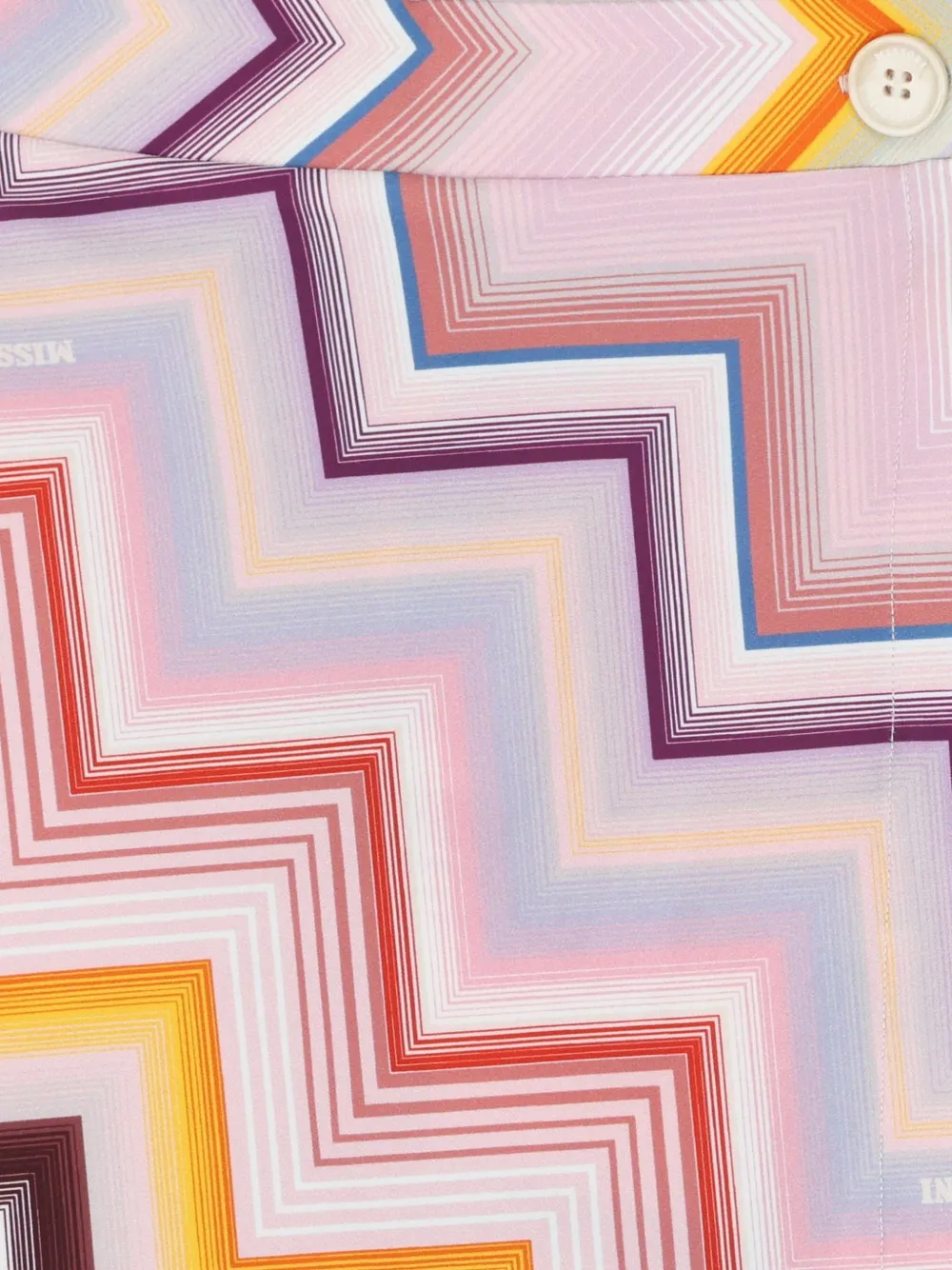 Missoni Kids zigzag-print wrap skirt Roze