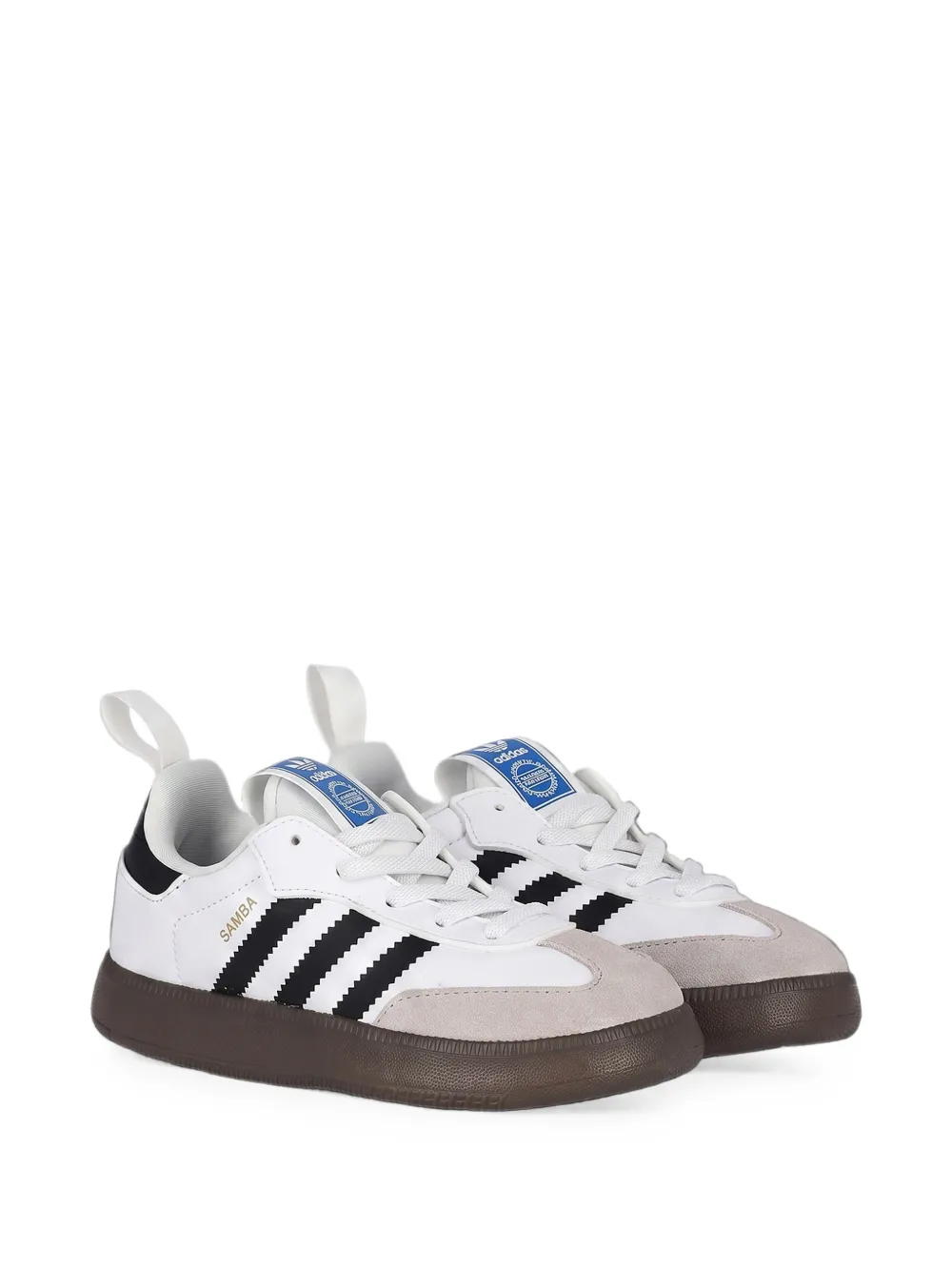 adidas Kids Samba panelled sneakers - Bianco