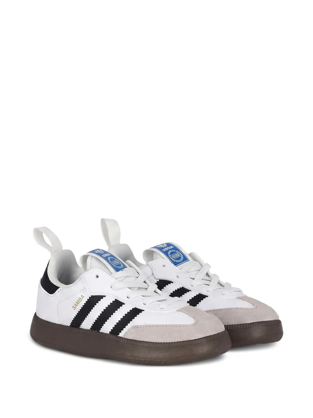 adidas Kids Samba panelled sneakers - Bianco