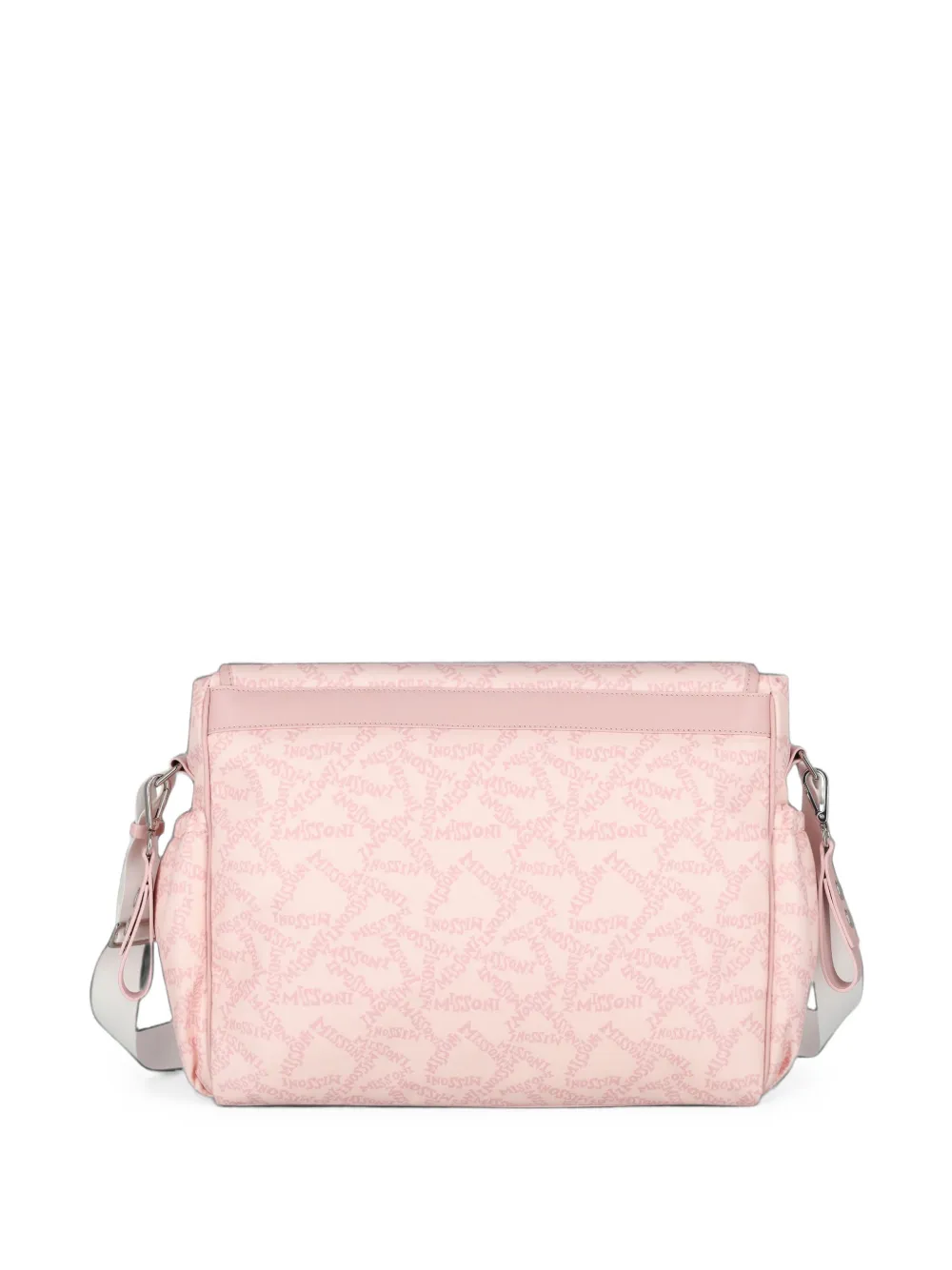 Missoni Kids Luiertas met logoprint Roze