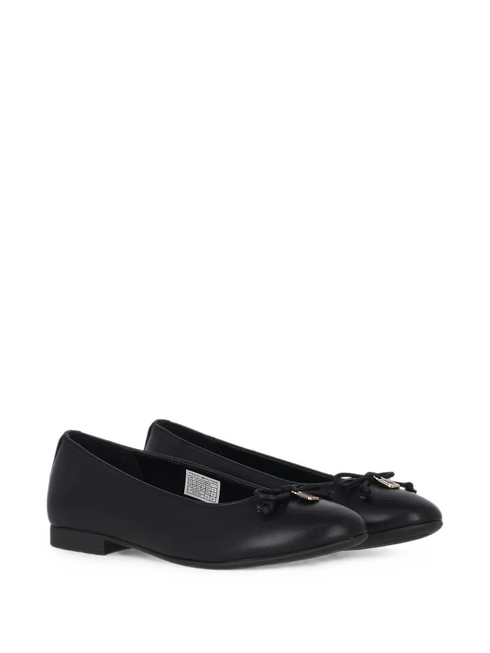 Tommy Hilfiger Junior Ballerine con fiocco - Nero