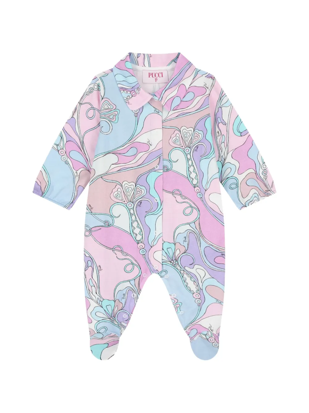 PUCCI Junior Romperset met iride-print Roze